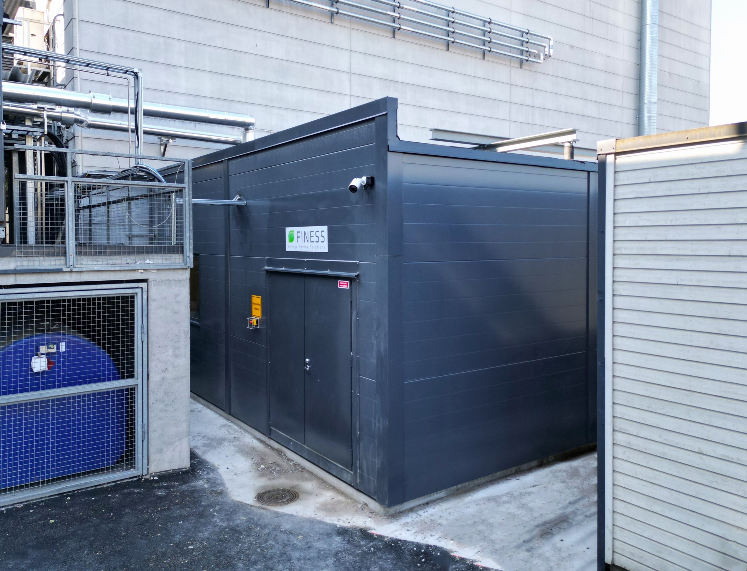 2MW höyrykattila konttiratkaisussa