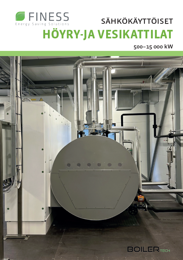 Sähkökäyttöiset höyry- ja vesikattilat 500-15000kW